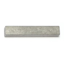 1/4" x 1/4" x 1-1/2" Zinc Plated Steel Square Machine Keys 6 pcs. 