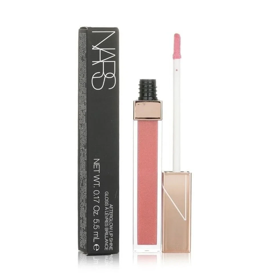 NARS Afterglow Lip Shine - Orgasm 777| Peachy Pink with Golden Shimmer 0.17 oz - Image 2 of 3