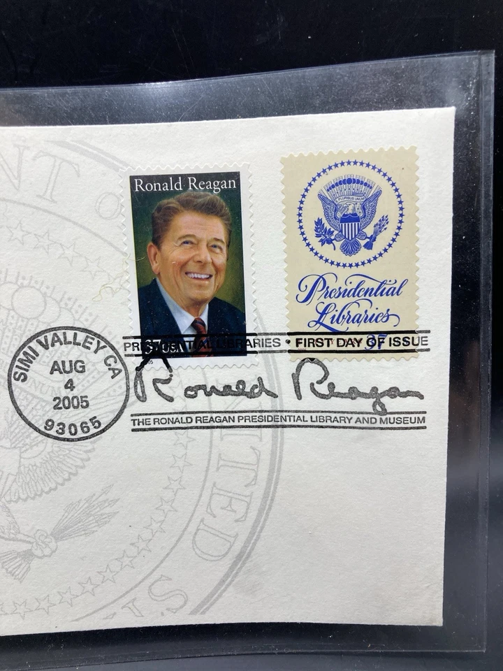US FDC 2005 2006 Ronald Reagan Presidential Library Long Envelope Lot Bundle - Image 3 of 4
