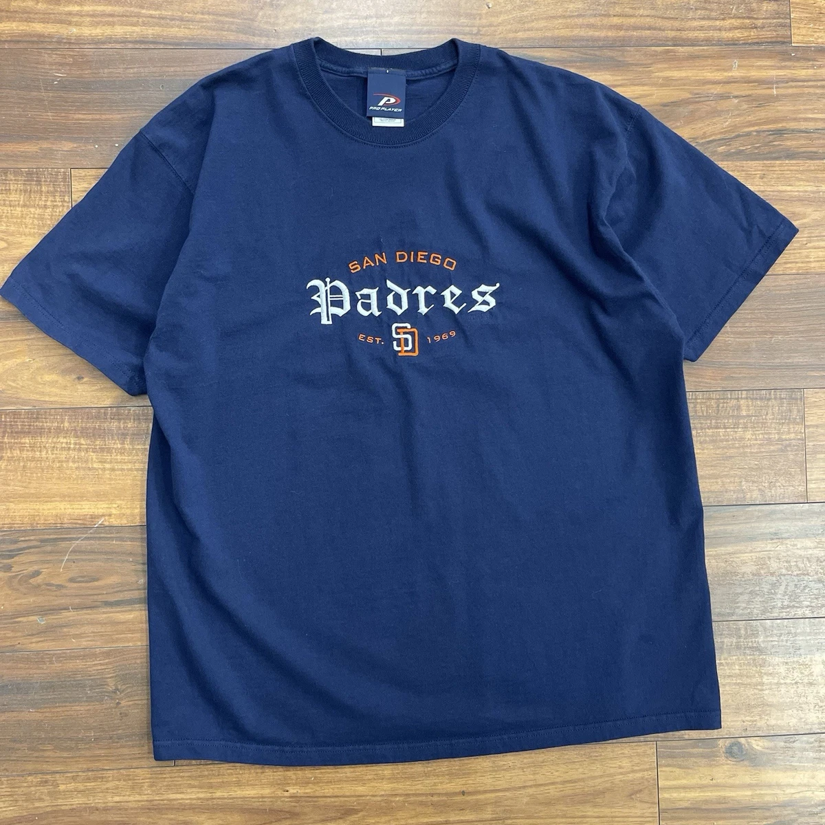 T-shirt San Diego Padres Baseball Taille XL Gris - Occasion Très Bon état