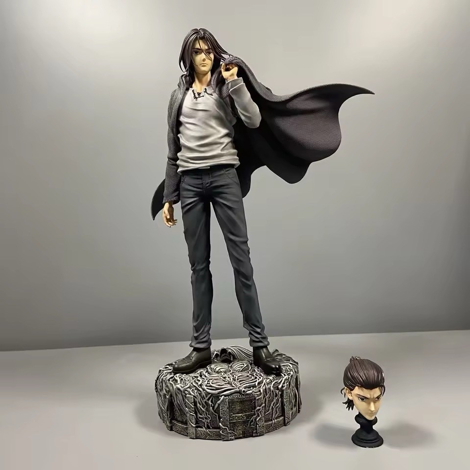 Attack on Titan Figura Coleccionista Eren Cazador Levi Anime Manga Coleccionista 30 cm