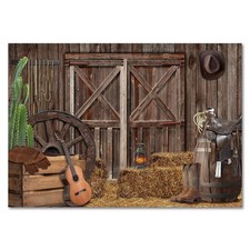 Tel n de fondo del oeste con tem tica de vaquero decoraci n fiestas 2,1 x 1,5 m
