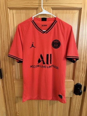 Authentic Nike Jordan PSG Jordan 2019 Orange Soccer/Football Jersey Size: M