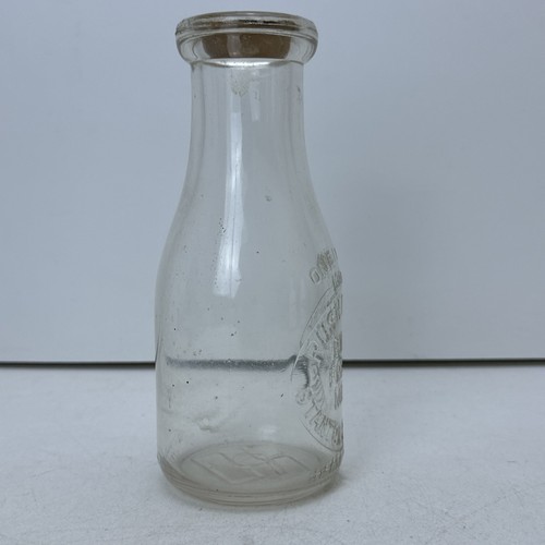 Pint geprägte Milchflasche Rush Dairy STANTON & SHERIDAN MICHIGAN MICH MI - Bild 4 von 8