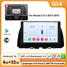For Mazda CX5 2012-2015  Android 14 Car GPS Stereo Radio CarPlay DSP BT5.4 WIFI6