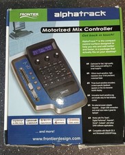 Frontier Alphatrack Midi Control Surface DAW Motorised Fader Transport