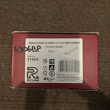 RUTLAND EN2/3/4 Door Closer c/w Flat Bar Armset - Polished Brass - TS3204