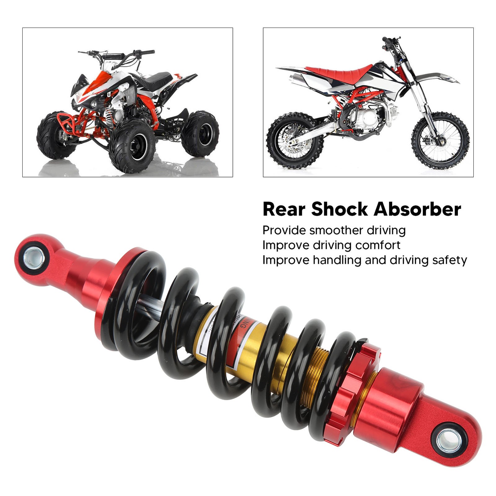 Motorcycle Shock Absorber 270mm Suspension Damper For 70cc‑150cc Dirt Pit Bike