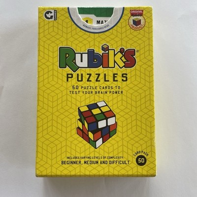 NEW Rubik s Cube 50 Puzzle Cards Game
