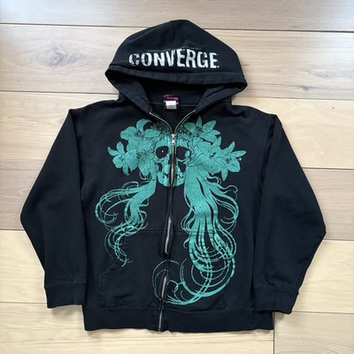 Converge Everyone Everywhere Pays Her Price Hoodie Size Small Full Zip Jane Doe