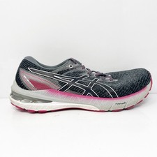 Asics Womens GT 2000 10 1012B044 Black Running Shoes Sneakers Size 8.5 W