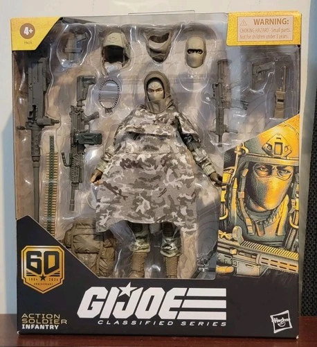 G.I. Joe Classified Series 60th Anniversary Action Soldier Infantry Figure