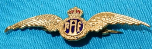 WW2 ROYAL AIR FORCE RAF MILITARY SWEETHEART BADGE WORLD WAR II - K/C
