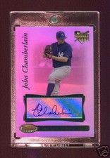 JOBA CHAMBERLAIN 2007 BOWMAN BEST RC AUTOGRAPH SP  MINT
