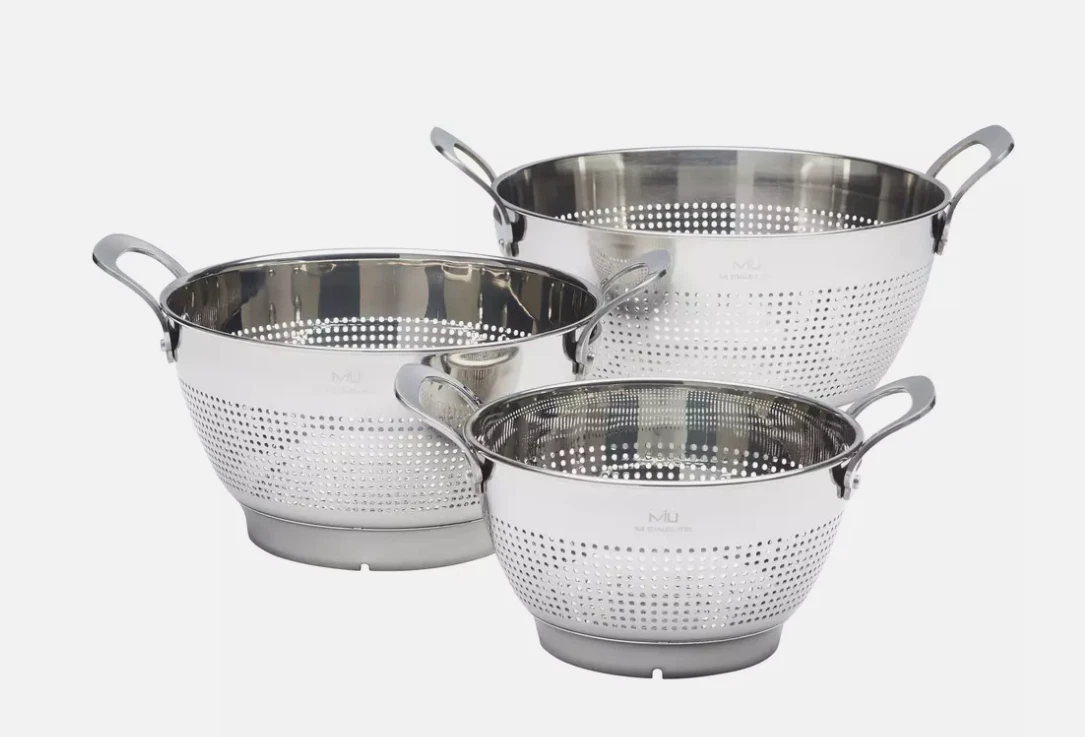 MIU Stainless Steel Colanders, Set of 3
Opens in a new window or tab