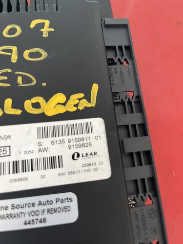 BMW E90 E91 BCM FCM LCM Footwell Light Control Module 6135-9159811-01 - Picture 4 of 4