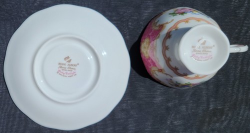 Vintage ROYAL ALBERT England Bone China DEMITASSE TEACUP & SAUCER "Lady Carlyle" - Picture 6 of 6