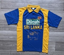 SRI LANKA Cricket Team Polo Shirt Trendy Club Sz L Cotton Short Sleeve 2001 2002