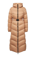 $745 - Boss Pamaxi Puffer Real Down Coat With Waist Belt In Camel - Size 4 / 26