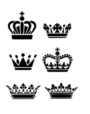 Airbrush Schablone Stencil Krone King Queen Konig Konigin Ebay