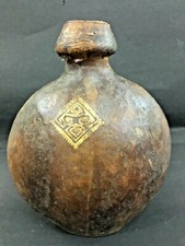 Alte Antik Tribal Original Handgemacht Kamel Leder Frühe Zeit