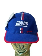 VTG Logo Athletic NFL Pro Line New York Giants Strapback Hat Blue Red White