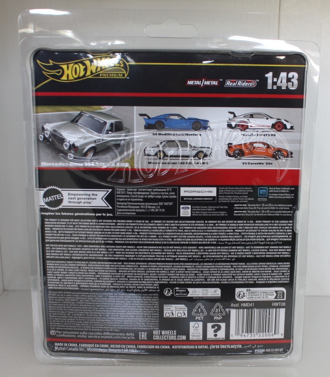Mattel Hot Wheels Premium 1:43 Scale Mercedes-Benz 300 SEL 6.8 AMG