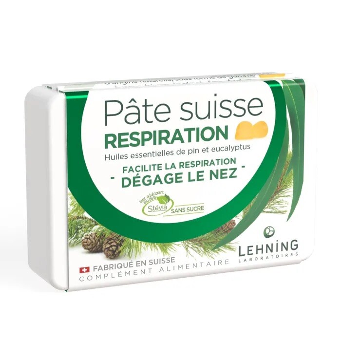 Pastilles respiration LEHNING pour calmer la gorge sèche et irritée