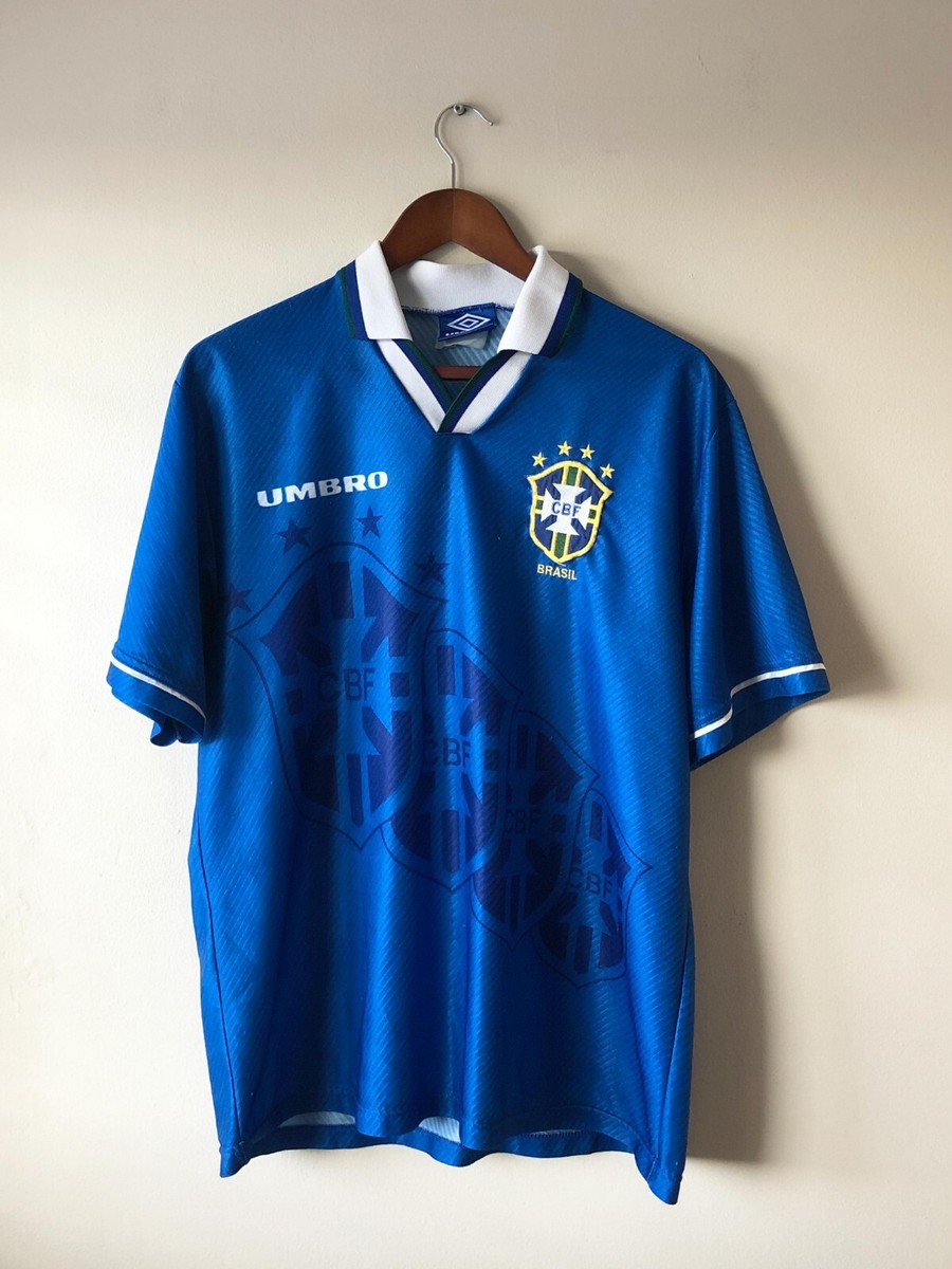 Original Brazil World Cup 1994 Away Shirt – Umbro – Large | eBay UK