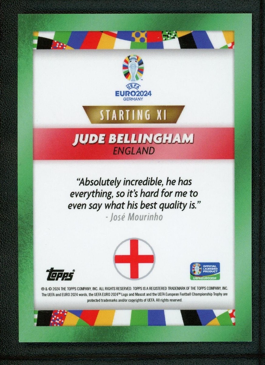 Topps Jude Bellingham ジュード ベリンガム 2024 JUDE BELLINGHAM 76/99 topps uefa euro2024 germany