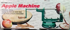 Fox Run APPLE PEELER SLICER Stainless Steel Suction Base #5762 (NEW IN BOX)