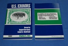 U.S. Errors Inverts Imperfs Colors Omitted Datz 1992 BlueLakeStamps Fun Useful
