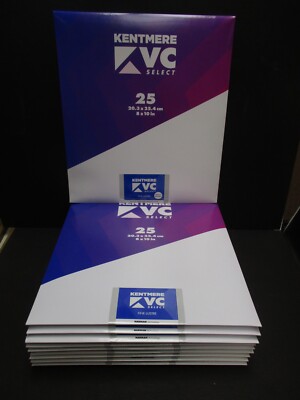Kentmere VC Select Fine Luster 8x10'' B&W Paper 25 Sheets 6008200 NEW UNOPENED
