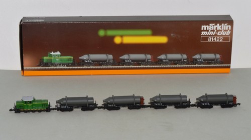 Interruptor diésel Marklin 81422 Trostberg escala Z loco 5 polos con 4 coches de carburo | Zustand: Used