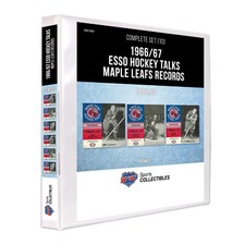 1966/67 Esso Hockey Talks Maple Leaf Records Complete Set 1-10 Raw 7+ KSKS #001