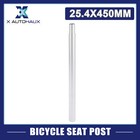25.4x450mm Bicycle Seat Post Aluminum Alloy Cycling Seat Tube without Scale Mark