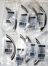 Set Of 8 Liberty Drawer Pull Cabinet Hardware Handle Bar Modern Zinc Nickel