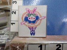 Easter bunny with ballet slippers RUBBER STAMP 34U