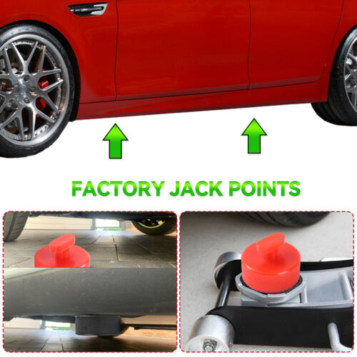 4 x Polyethylene Jack Pucks Jacking Lift Pad Bag for Chevrolet Corvette C5,C6,C7 - Picture 7 of 13