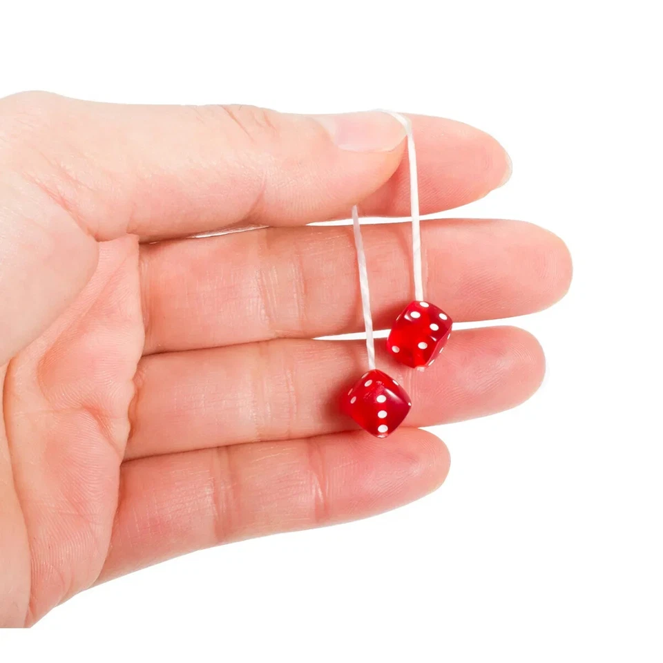 1/10 Scale Fuzzy Dice Hanging Accessories for RC Rock Crawler TRX4 SCX10 Gift - Image 2 of 4