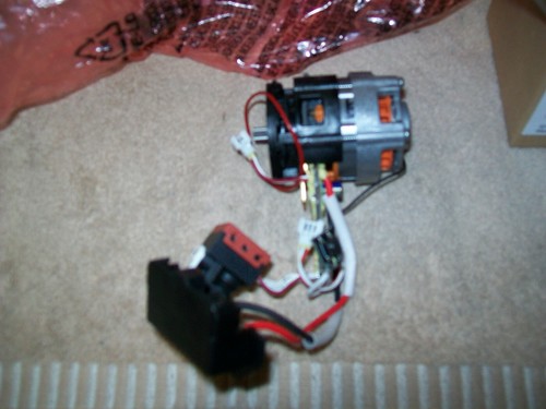 Ridgid - Ryobi part # 206664002 gruppo pignone interruttore motore - Foto 2 di 2