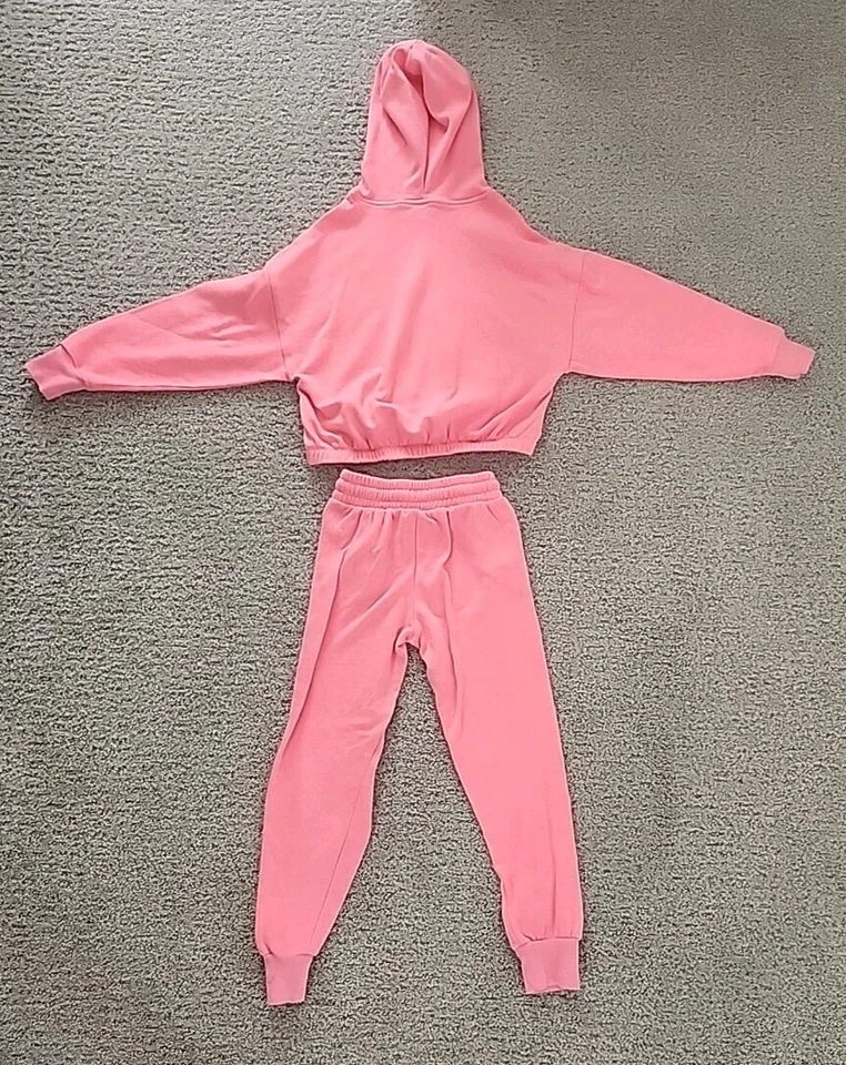 JUEGO DE SUDADERA/SUDADERA DEPORTIVA JUSTICIA TALLA S ROSA Foto 3 de 3