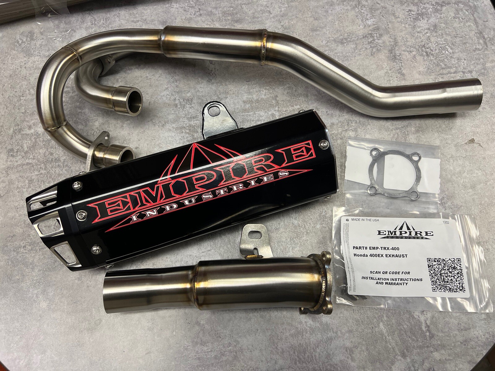 Honda 400ex Empire Exhaust Full Setup eBay