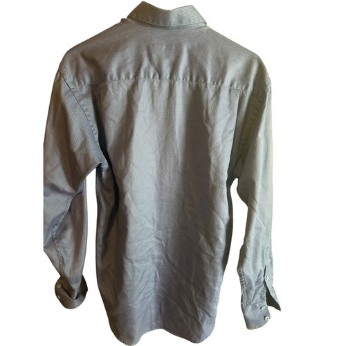 Bachrach Long sleeve shirt Blue/white size small 37/38 14-1/2 100% cotton - Picture 4 of 5