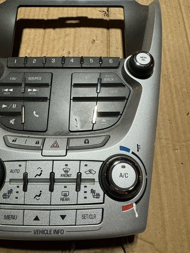 Panel de control de radio GMC Terrain Acadia placa frontal climática 12 13 14 15 - Imagen 3 de 15