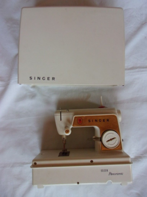 Ancienne Machine à Coudre Singer Golden Panoramic - Jouet D'imitation Bois Et Plastique