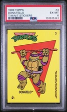 5 Cartes Teenage Mutant Ninja Turtles TOPPS 1989 - NEUF Sous Emballage - Collection Tortues Ninja