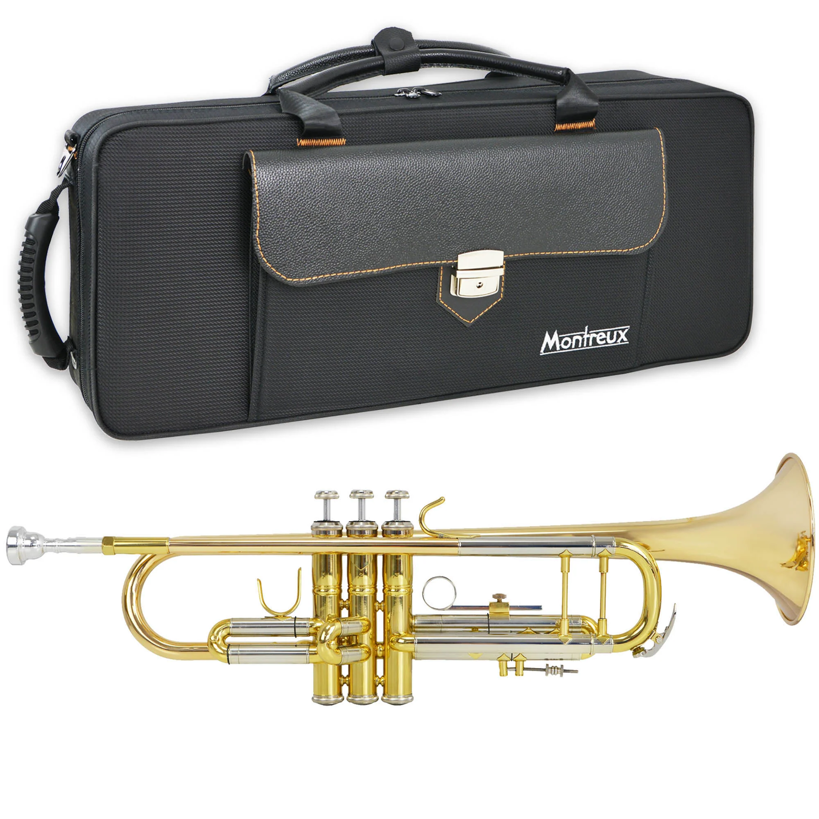 Concert Series Bb Trumpet, Gold-Brass Bell - Montreux