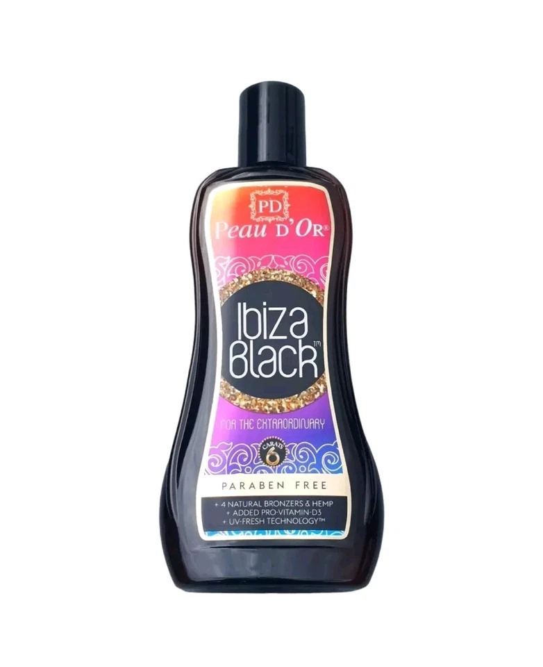 Peau D'Or/Ibiza Black "6 Carats" 250ml/Solariumkosmetik/Bräunungslotion