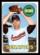 1969 Topps Baseball #132 Dave Baldwin NM/MT *d2